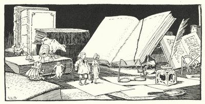 Nursery Rhymes (rytina) od Leonard Leslie Brooke