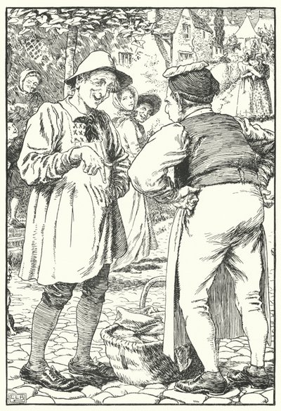 Simple Simon (rytina) od Leonard Leslie Brooke