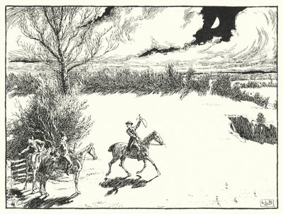 Byli tam tři žoviální Velšané (rytina) od Leonard Leslie Brooke