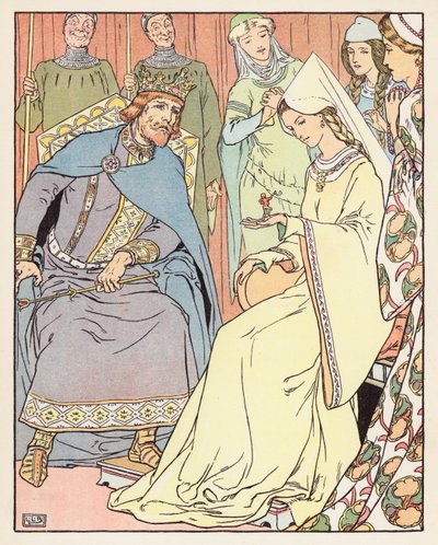 Tom Thumb (barevná litografie) od Leonard Leslie Brooke