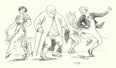 Tom byl syn dudáku (rytina) od Leonard Leslie Brooke