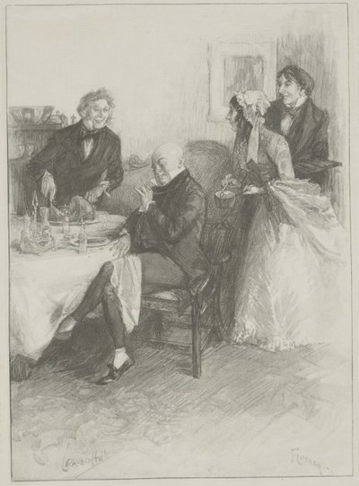 Bez názvu, konec 19.-začátek 20. století (dřevoryt) od Leonard Raven Hill