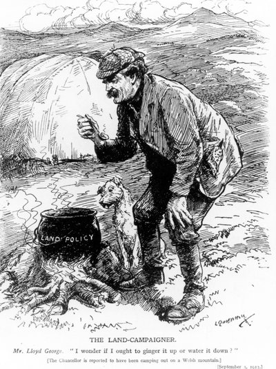 The Land-Campaigner, 1913 od Leonard Raven Hill