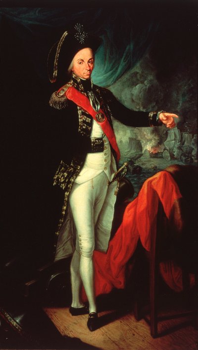 Kontradmirál Horatio Nelson od Leonardo (after) Guzzardi