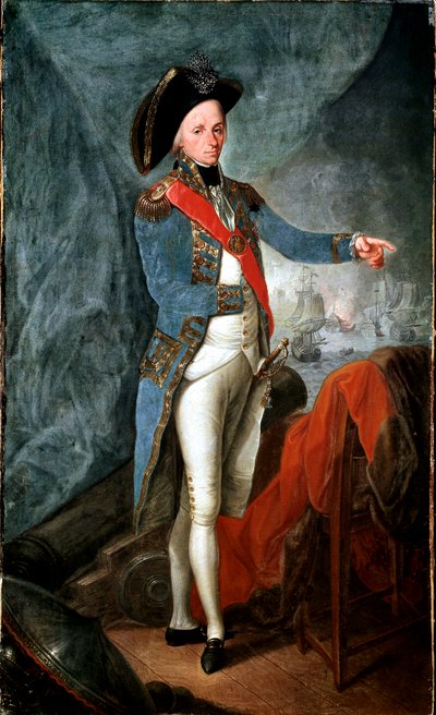 Portrét Horatio Nelson od Leonardo Guzzardi