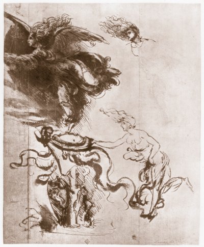 Alegorie Fortuny, c1483 od Leonardo da Vinci