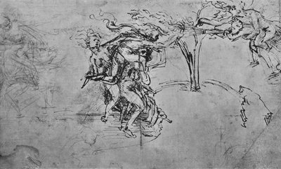 Alegorie nevděku a závisti, c1480 1945 od Leonardo da Vinci