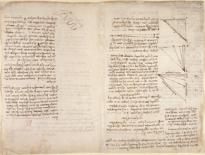 Arundel 263, f.216v, f.217 Poznámky a náčrtky z 