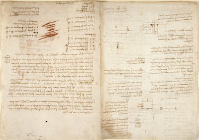 Arundel 263, f.38v, f.37 Poznámky k aritmetice, z 