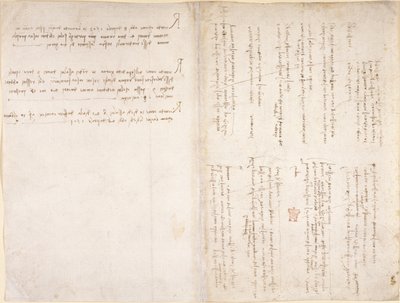 Arundel 263, ff.229v, f.226 Poznámky Leonarda da Vinciho z 
