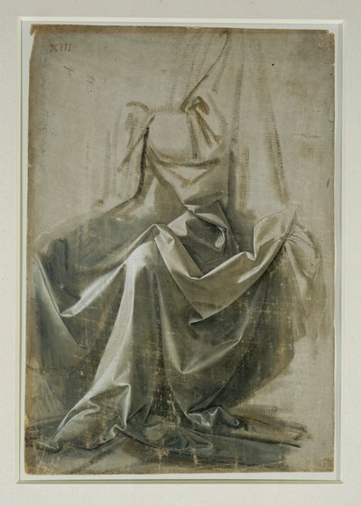 Závěs pro sedící postavu ... od Leonardo da Vinci
