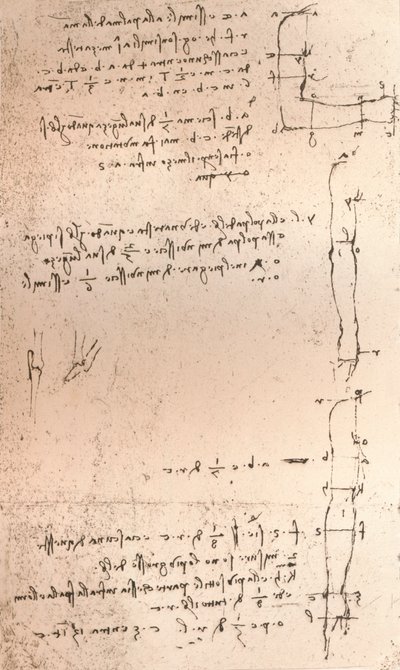 Kresba ilustrující teorii proporcí lidské postavy, c1472-c1519 1883 od Leonardo da Vinci