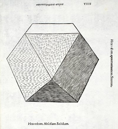 Solid Hexaedron, ilustrace z 