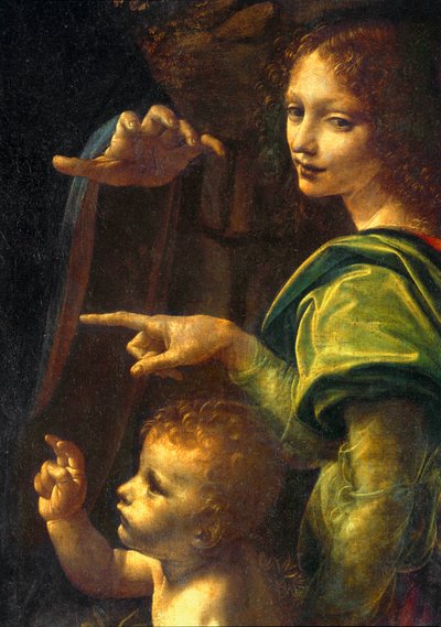 La Vierge aux rochers - Skalní madona ... od Leonardo da Vinci