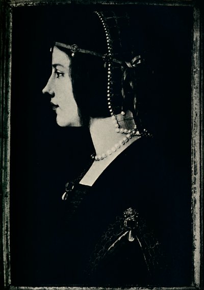 Portrét mladé princezny, 1928 od Leonardo da Vinci