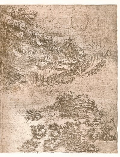 Reprezentace bouře, c1472-c1519 1883. od Leonardo da Vinci