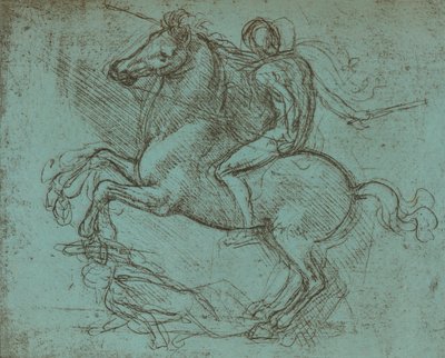 Studie k pomníku Sforza, c1482-c1499 1883 od Leonardo da Vinci