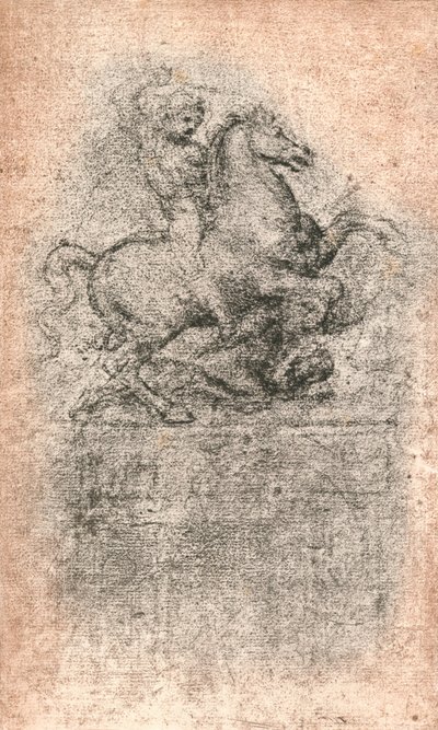Studie k pomníku Sforza, c1482-c1499 1883 od Leonardo da Vinci