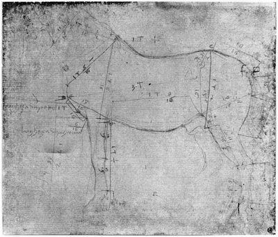 Studie koně (kovový bod na papíře) od Leonardo da Vinci