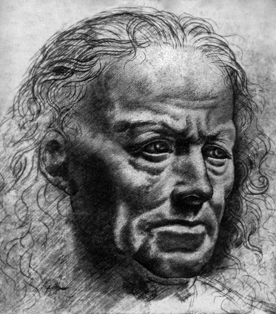 Studium výrazu od Leonardo da Vinci
