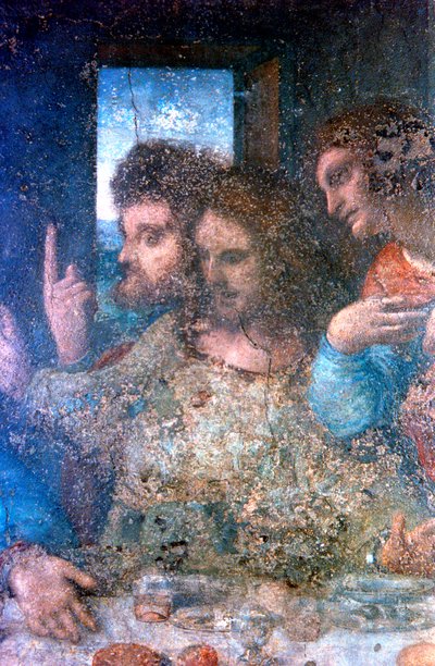 Detail poslední večeře, 1495-1498 od Leonardo da Vinci