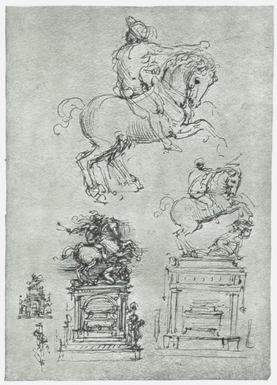 Památník Trivulzio, c1511 od Leonardo da Vinci