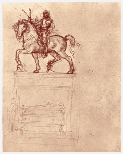 Památník Trivulzio, c1511 od Leonardo da Vinci