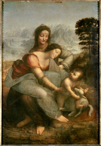 Neitsyt ja lapsi Pyhän Annan kanssa od Leonardo da Vinci
