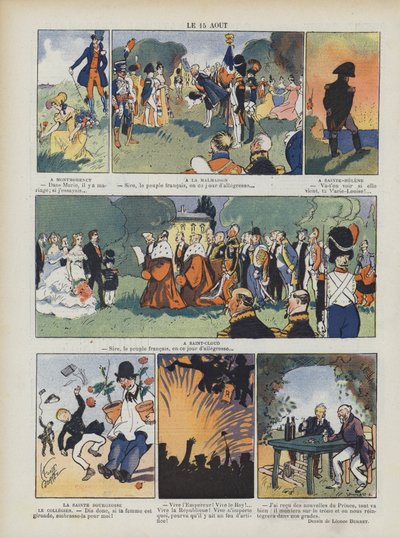 15. srpna. Ilustrace pro Le Rire od Leonce Burret