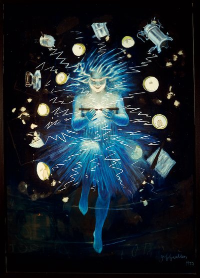 Návrh plakátu pro elektrický spotřebič od Leonetto Cappiello