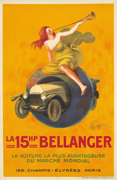 Bellanger 15HP, 1921. od Leonetto Cappiello