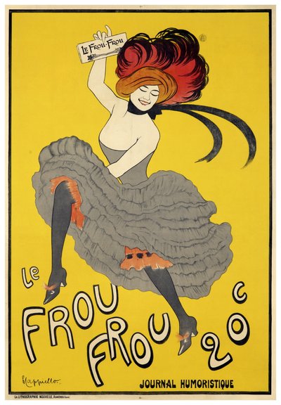 Le Frou-Frou (1899) inaugurační vydání od Leonetto Cappiello