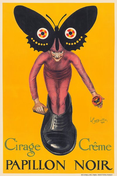 Černý motýl, 1921. od Leonetto Cappiello
