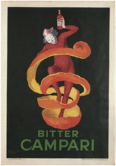 reklama na Bitter Campari od Leonetto Cappiello