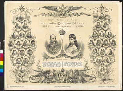 Arcivévoda rakouský Regent šlechtického císařského rodu Habsburků a Habsbursko-Lotrinsko od Leonhard Bauer