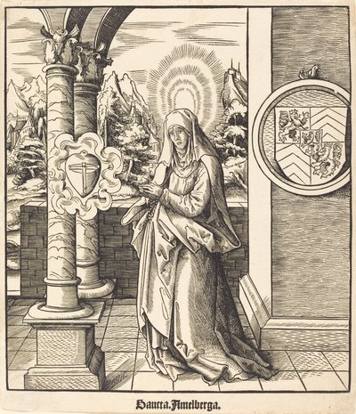 Saint-Amelberga od Leonhard Beck