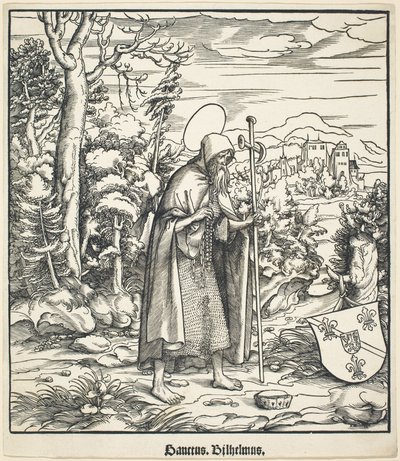 Svatý Vilém od Leonhard Beck