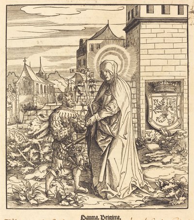 Svatá Brigita od Leonhard Beck