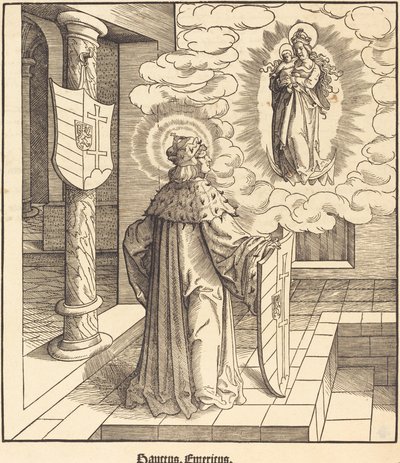 Svatý Emericus od Leonhard Beck