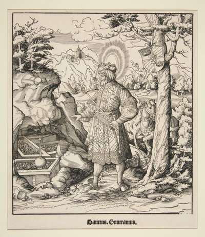 Svatý Guntramus od Leonhard Beck