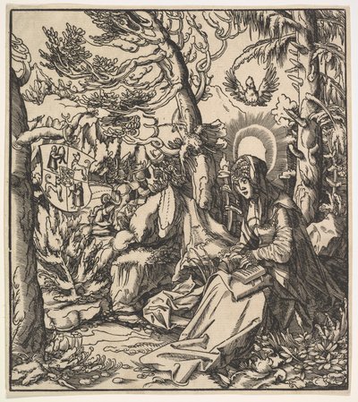 Svatá Ita z Toggenburgu, od habsburských svatých, 1516-18. od Leonhard Beck