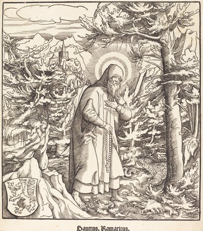 Svatý Ramaricus od Leonhard Beck