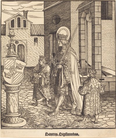 Svatý Zikmund od Leonhard Beck