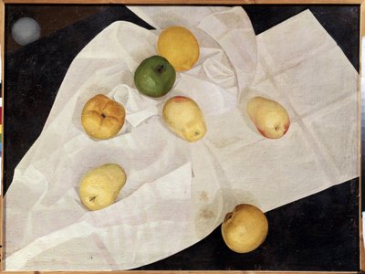 ""Zátiší s jablky a citrony"" (Zátiší s jablky a citrony) Obraz Leonida Terenteviče Čupjatova (1890-1942) 1923 Státní ruské muzeum Petrohrad od Leonid Terentlevich Chupyatov