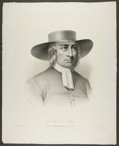 George Fox od Leopold Grozelier