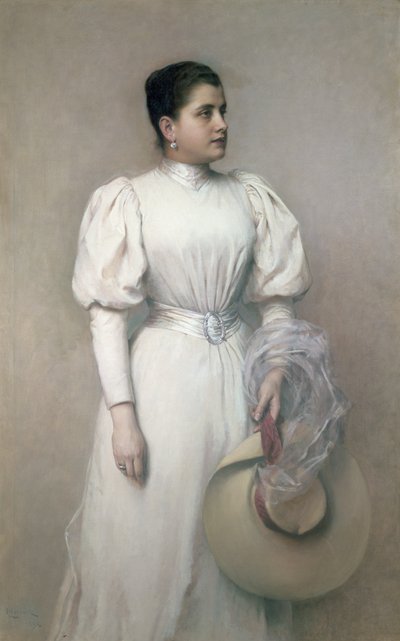 Marie Renard, operní pěvkyně Hof Opera a manželka Kinského, 1893 od Leopold Horovitz