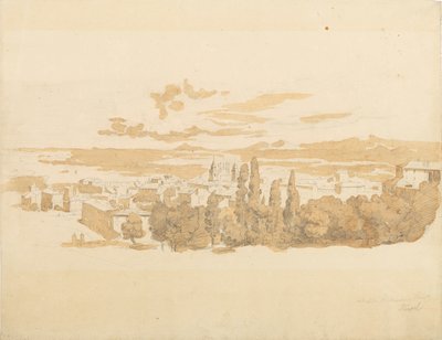 Pohled na Frascati od Leopold Kerpel