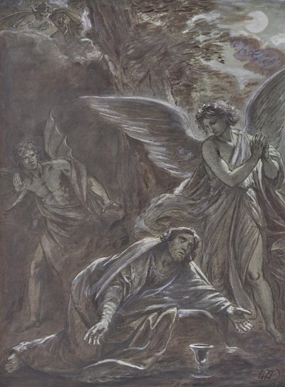 Kristus na Olivové hoře od Leopold Kupelwieser