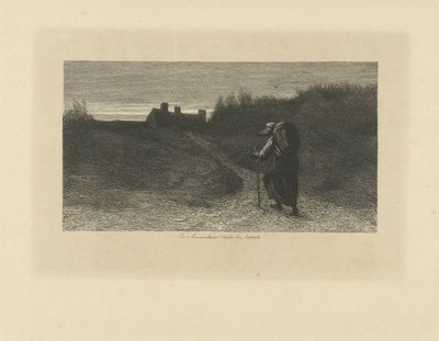 Turista v krajině dun od Leopold Lowenstam