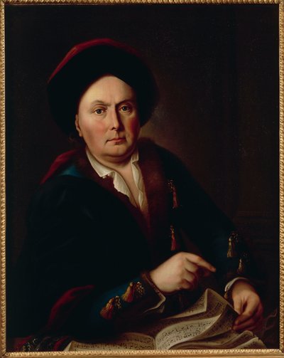 Portrét Ludwiga van Beethovena, Kapellmeister (1712-73), dědečka skladatele Ludwiga Beethovena od Leopold Radoux